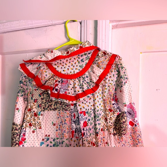 Hunter Bell Jasper Dress Patchwork Dress Size Medium - Picture 5 of 9